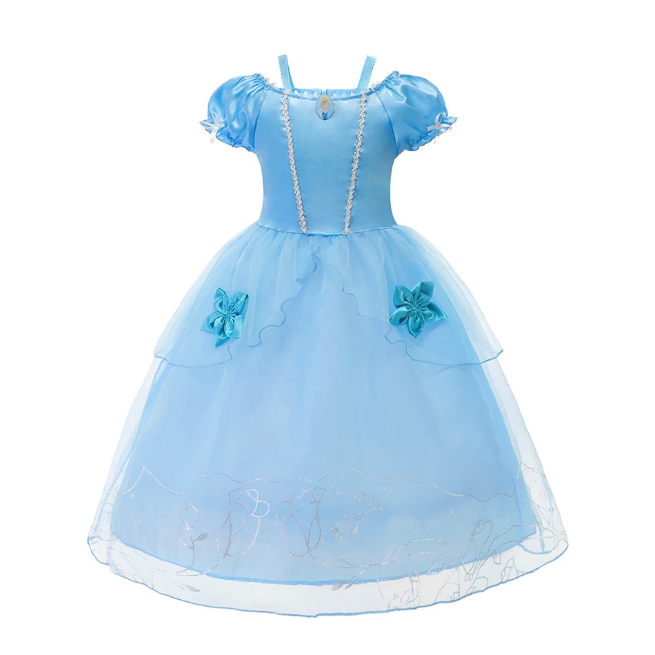 Girls Rapunzel Princess Costume for Kids Birthday Parties