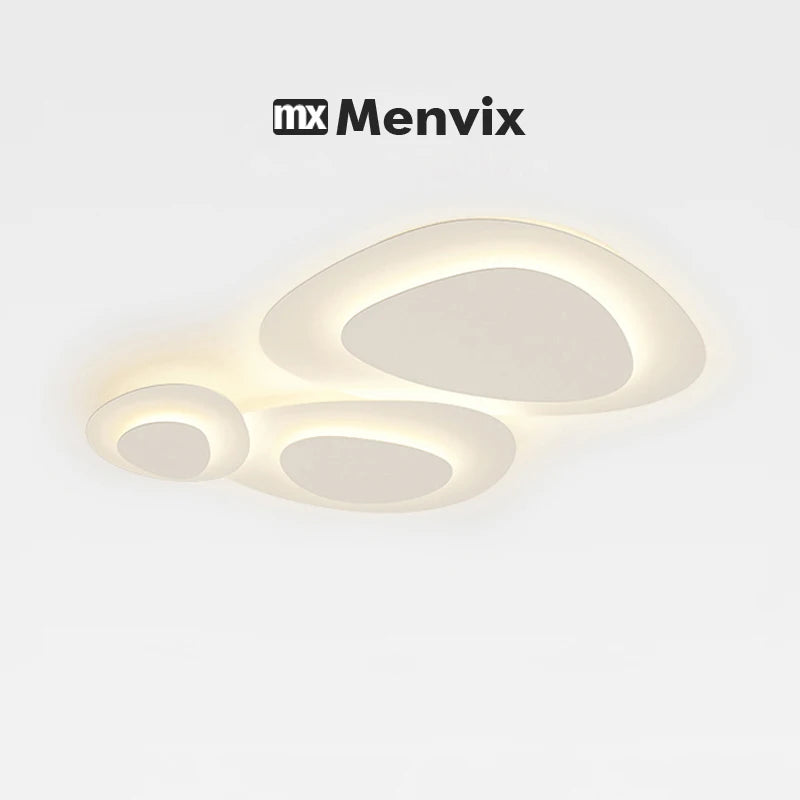 Milk White Art Deco Ceiling Lamp for Indoor Spaces