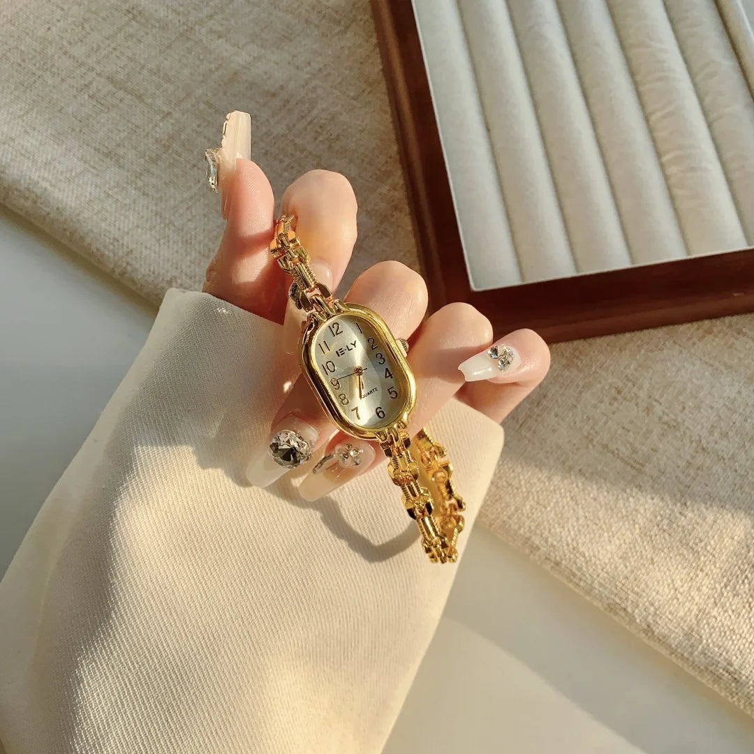 Elegant Gold Bracelet Watch for Women by KCALOE