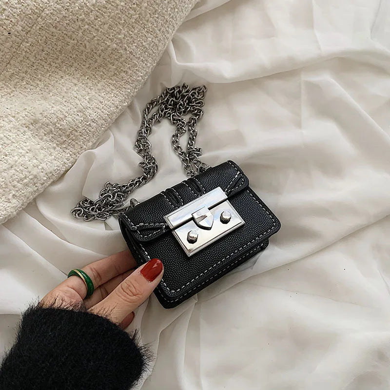 2024 Trend Women Mini Crossbody Chain Purse Handbag