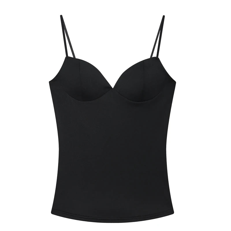 Women's Bustier Corset Crop Top in Solid Colors for Summer
