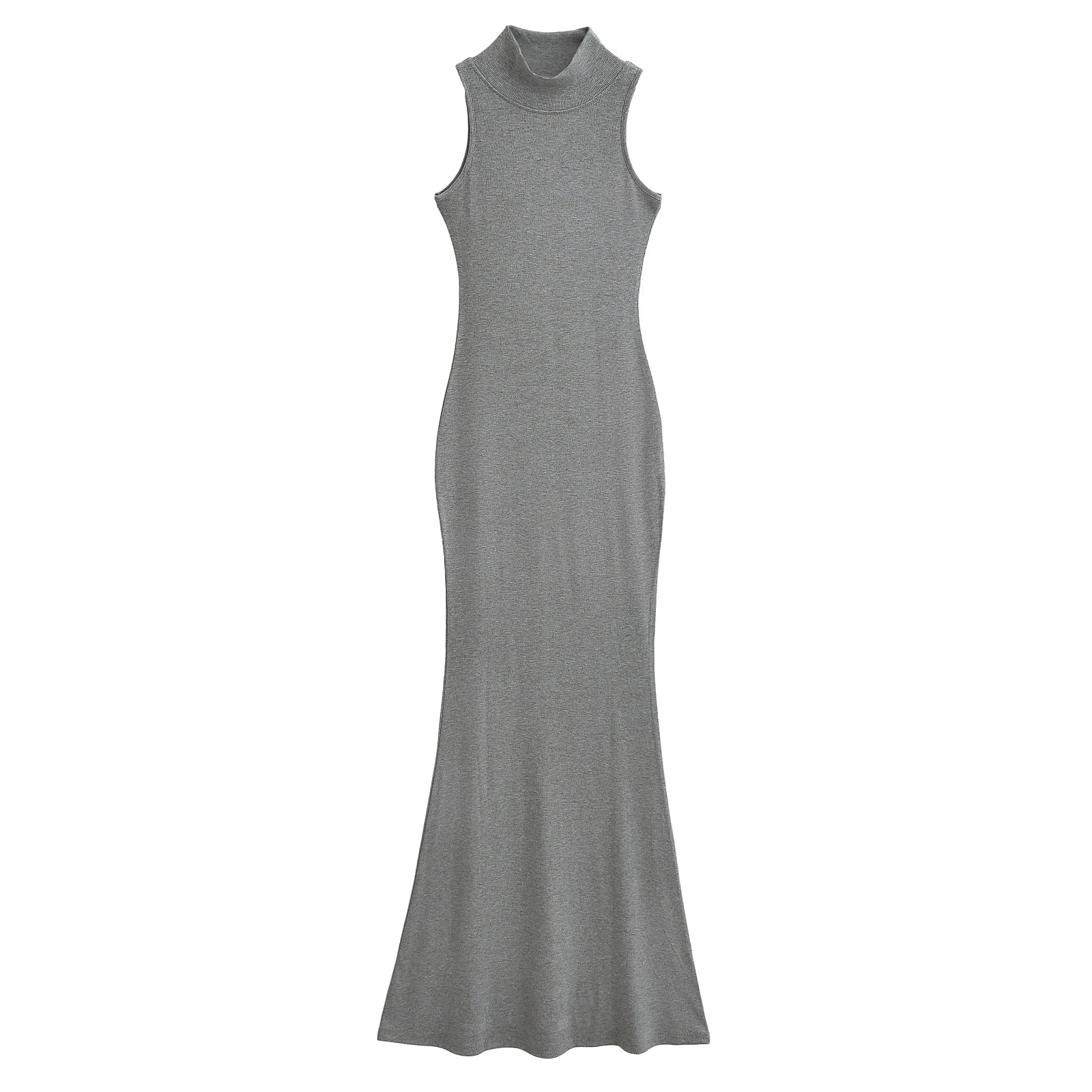Elegant Turtleneck Knitted Bodycon Dress for Women