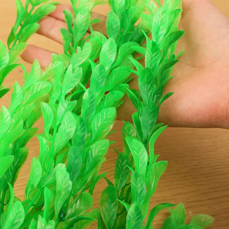 Artificial Green Long Willow Kelp for Aquarium Decoration