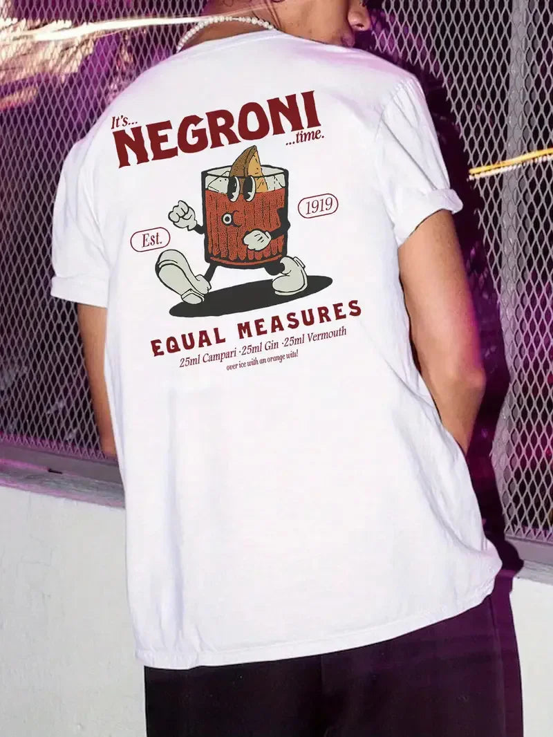 Men's Casual Short-Sleeved Graphic T-Shirt for Streetwear