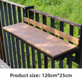 Portable Wooden Folding Outdoor Table for Balconies and Camping