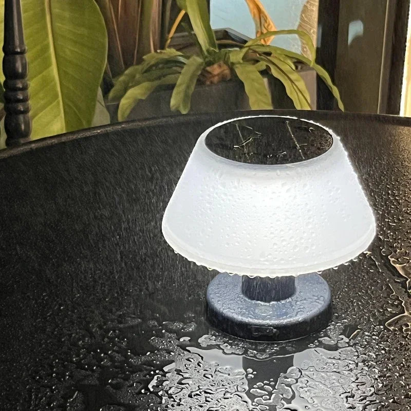 Dimmable Solar LED Garden Lamp with ABS Body for Outdoor Use