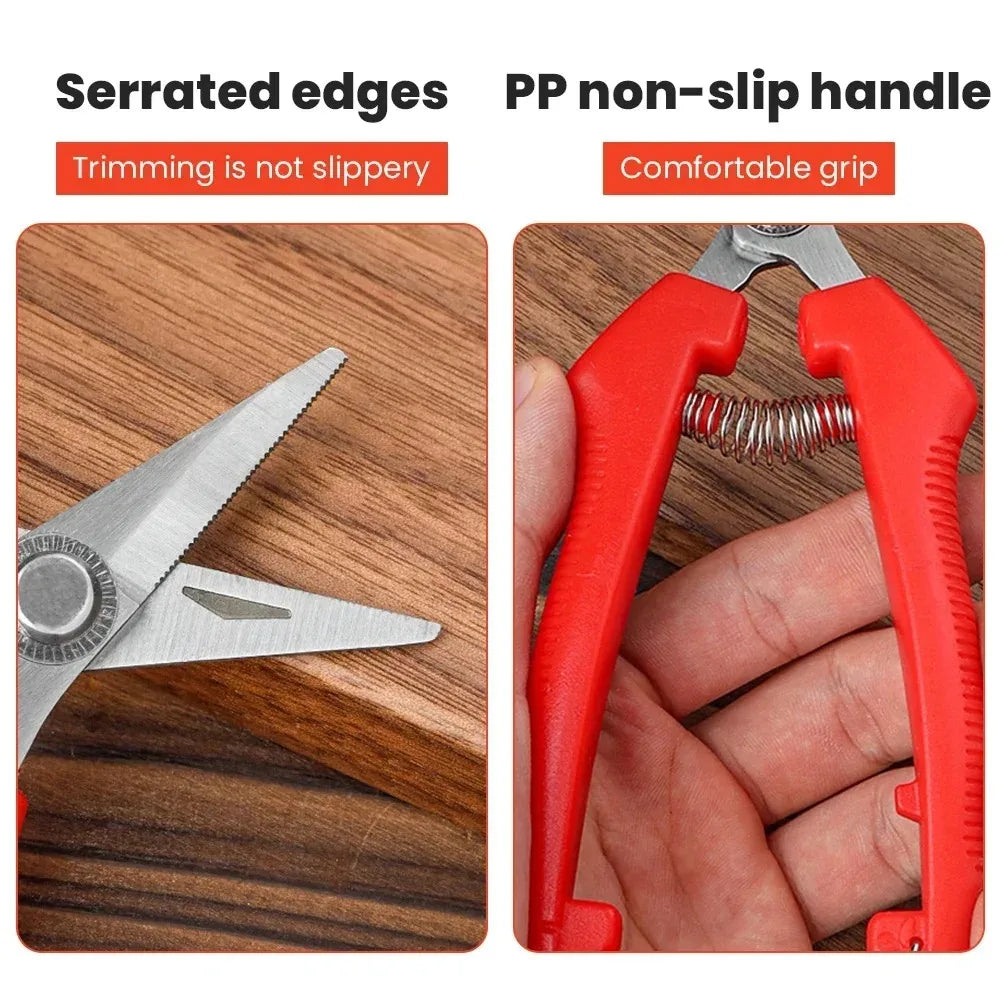 Stainless Steel Garden Pruning Shears for Home Use