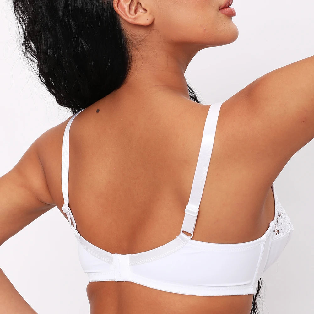 MELIYUU Sexy Lace Underwire Bra for Plus Size Women