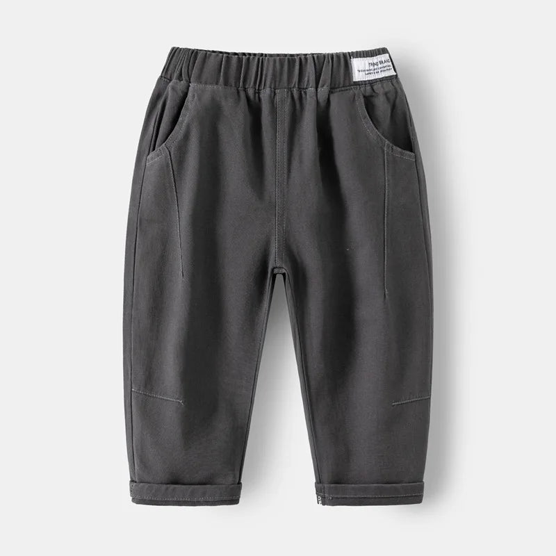Cotton Boys Pants for Children 4-6 Years Autumn Style