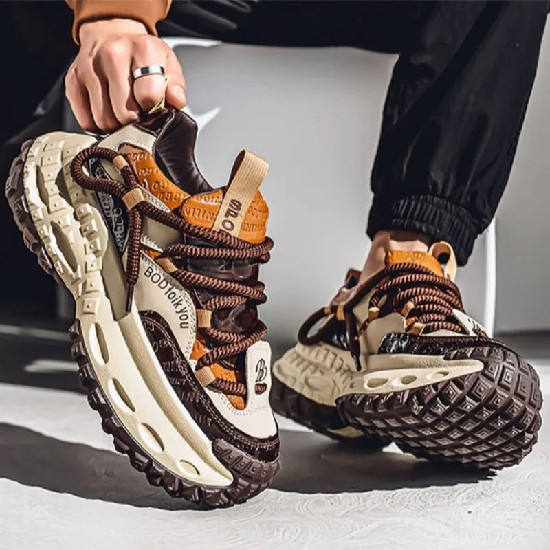 Men's Breathable Casual Sneakers with Anti Slip Design