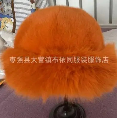 Korean Style Furry Bomber Hats for Women, Warm and Cozy