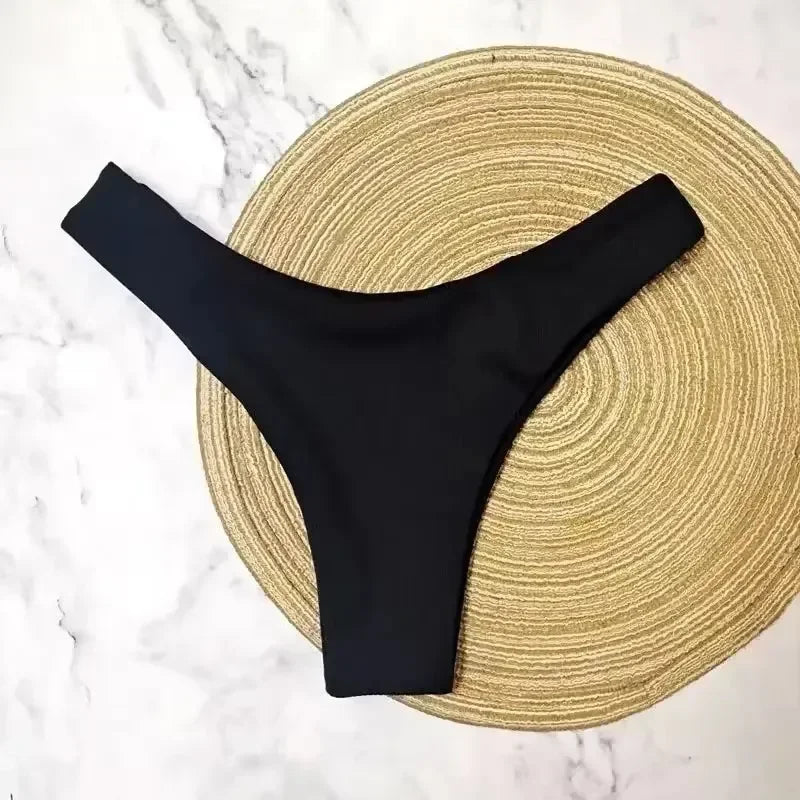 Low Waisted Thong Bikini Bottoms for Women by MALEY LifeStyle