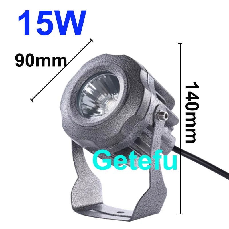 Getefu Outdoor LED Lawn Light Waterproof Aluminum Spot Lamp