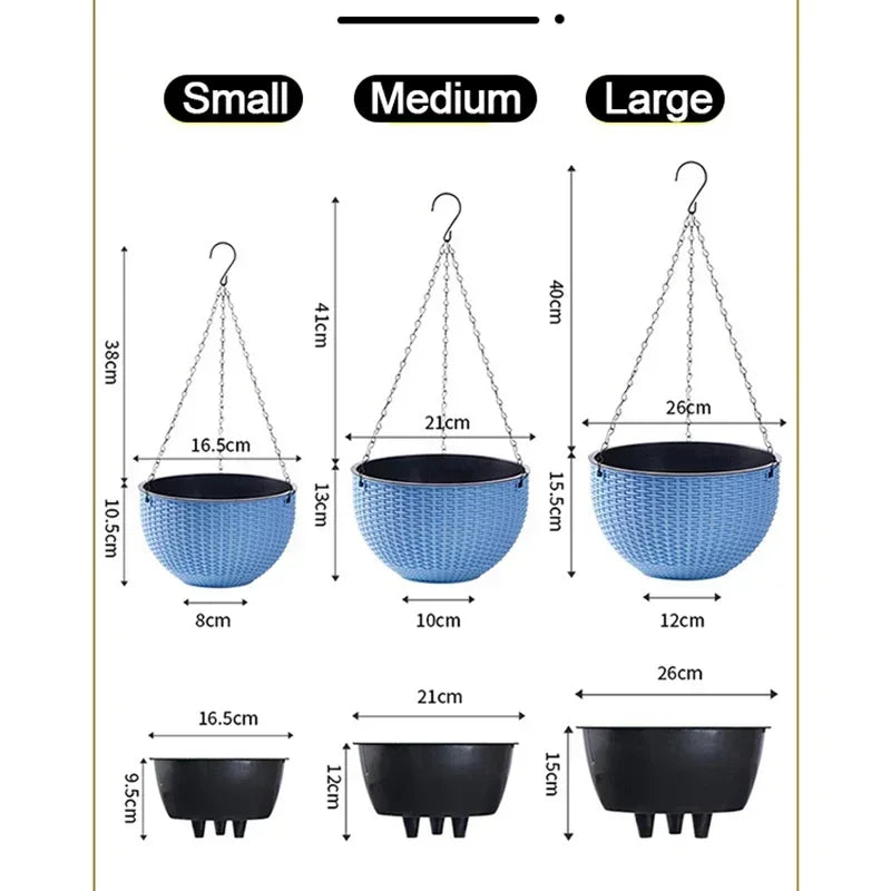 Macrame Hanging Plant Pot for Outdoor Flowers and Vases