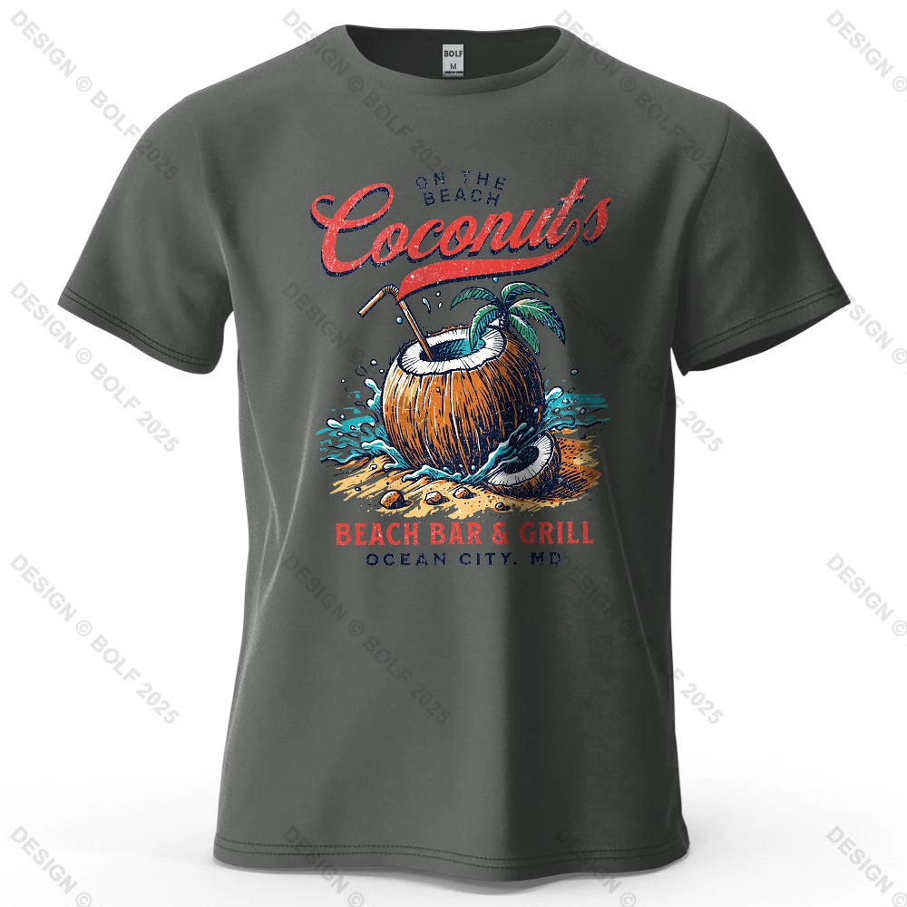 Men's Vintage Printed Graphic T-Shirt for Casual Summer Wear