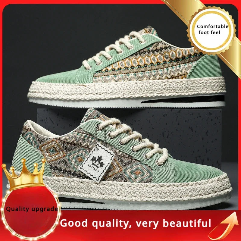 Men's Shoes Lightweight Mens Sneakers Summer New Men Sulfide Shoes Lace Upgrade Casual Shoes Wear-resistant Zapatillas De Hombre