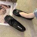 Chic White Flat Shoes for Women with Slip-On Design