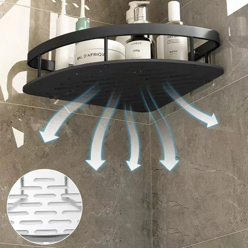 Wall Mount Corner Shelf Organizer for Bathroom Accessories