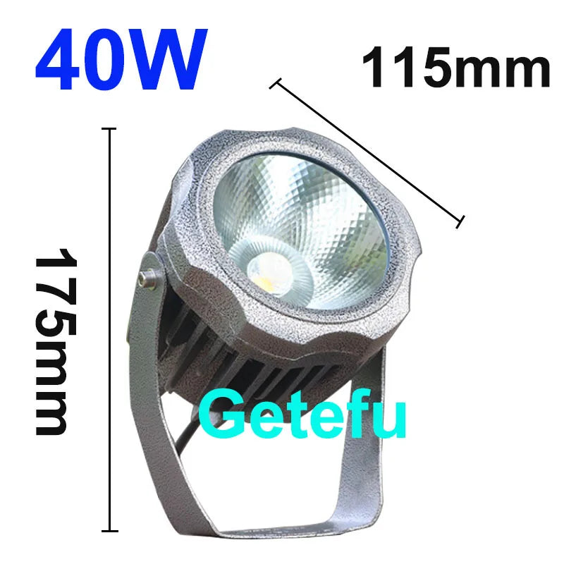 Getefu Outdoor LED Lawn Light Waterproof Aluminum Spot Lamp