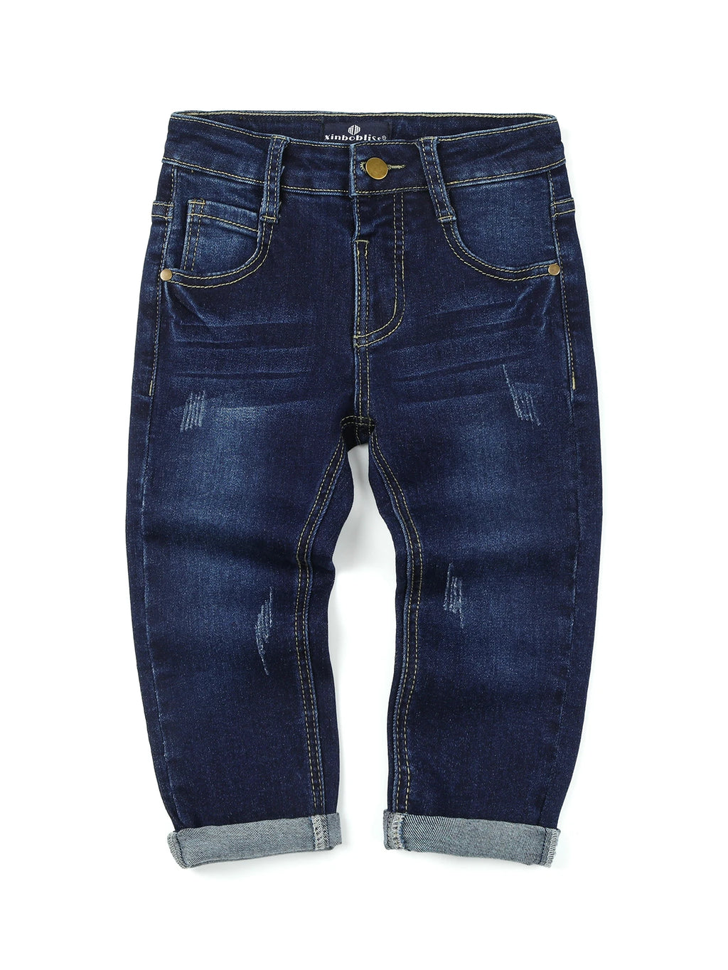 Boys Casual Stretch Denim Pants for 1-3 Years Old