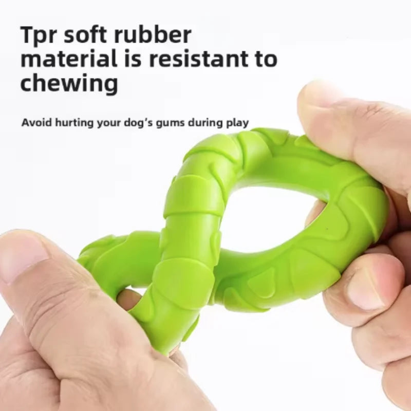 Durable TPR Dog Chew Toy for Interactive Play and Teeth Cleaning