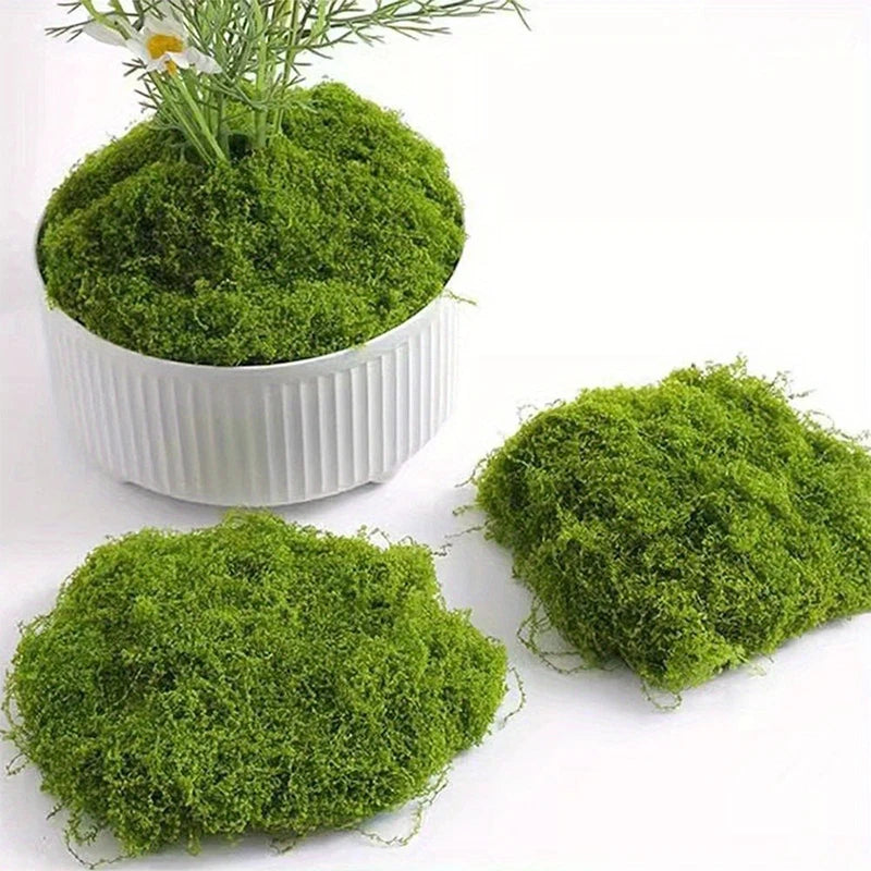Artificial Green Moss for DIY Crafts and Home Decor