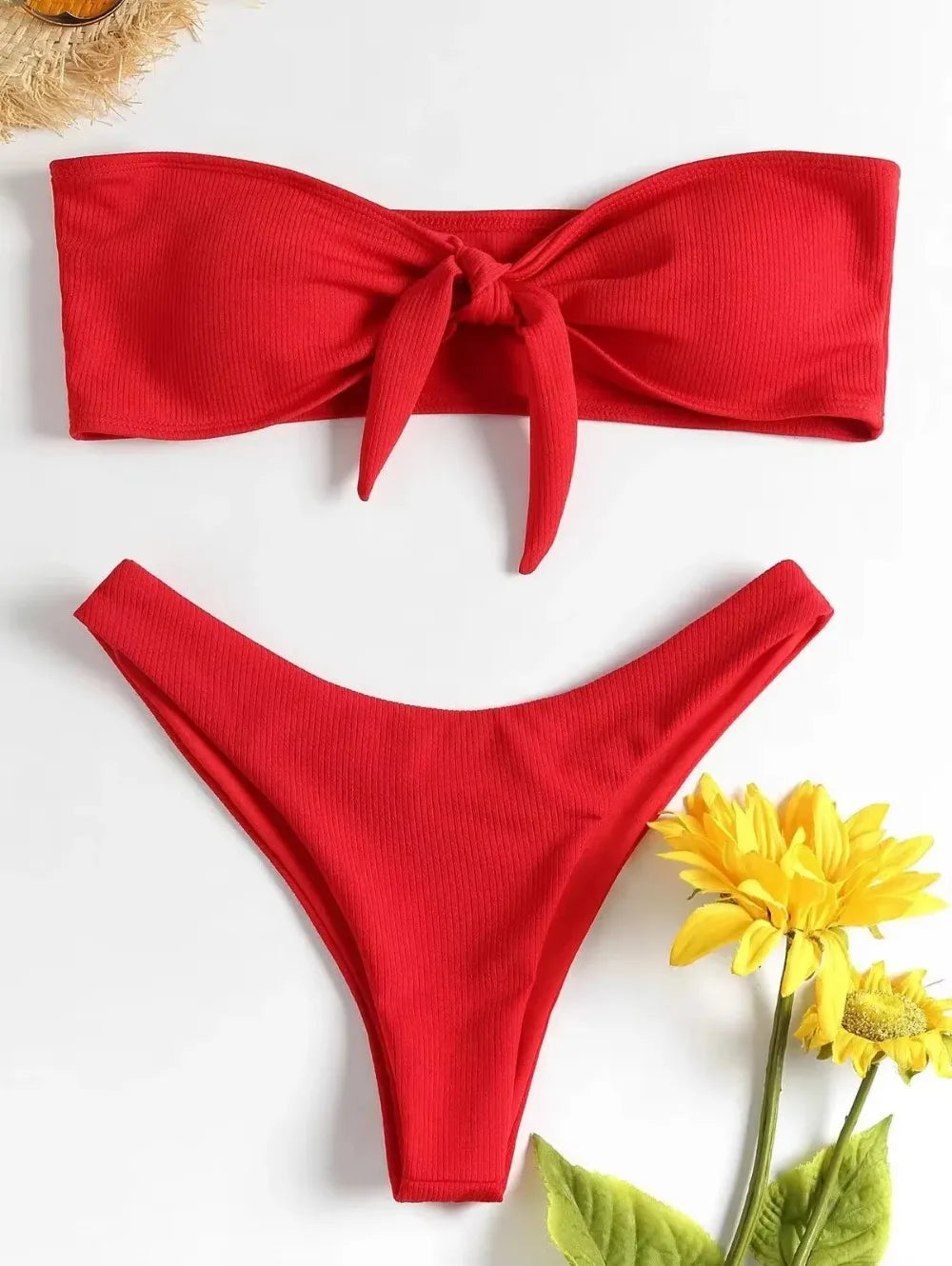 Low Waisted Thong Bikini Bottoms for Women by MALEY LifeStyle