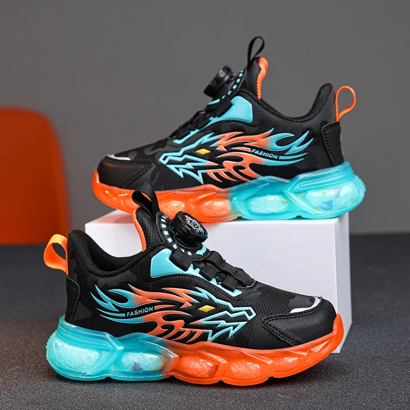 EALSQN Boys Casual Platform Sneakers for School and Sports