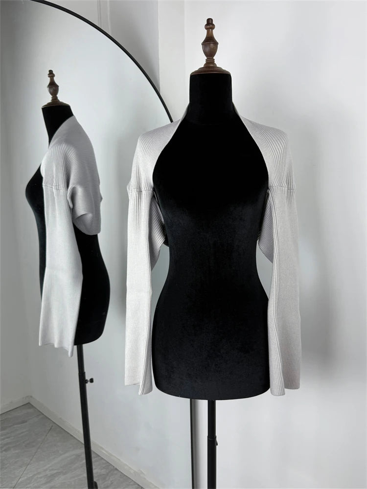 Tornova Hollow Out Knit Sweater Set for Women