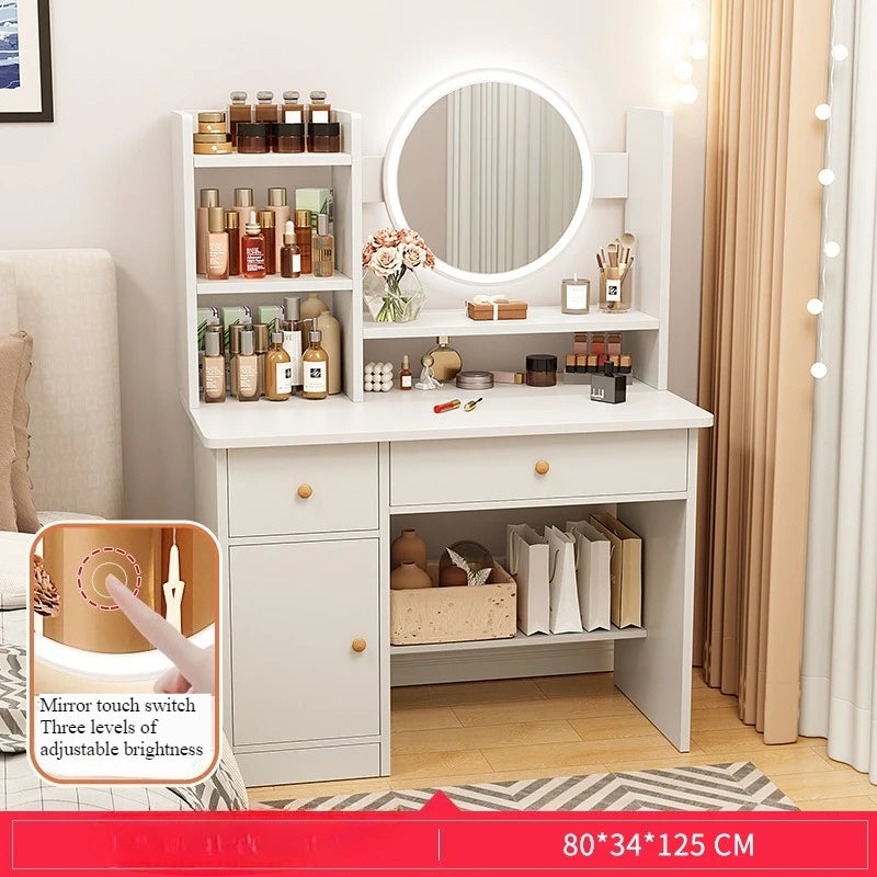 Modern Minimalist Dresser with Mirror for Small Spaces