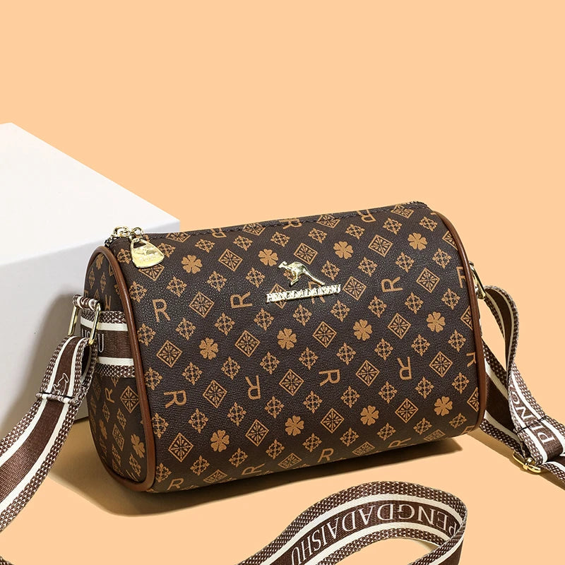 Trendy Alphabet Print Shoulder Bag for Women