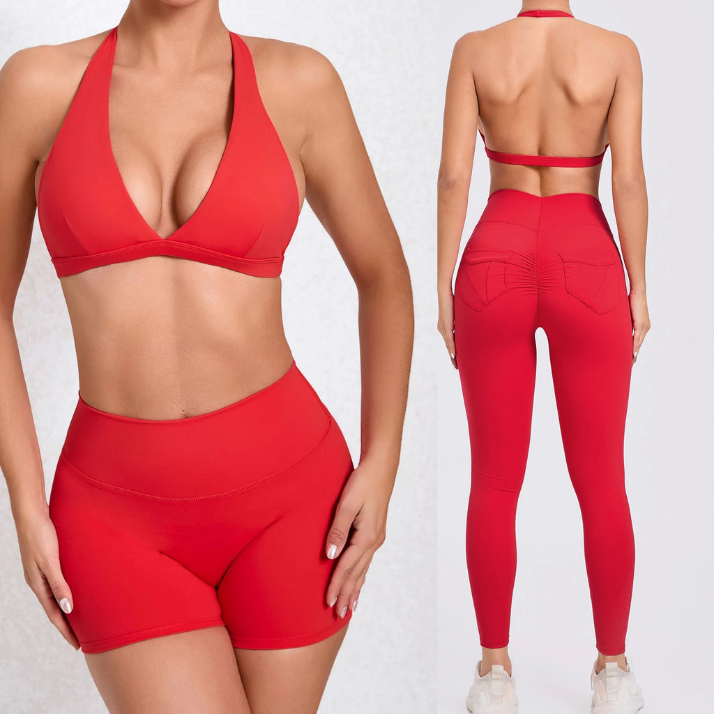 Quick Dry Seamless Sports Bra and Leggings for Women