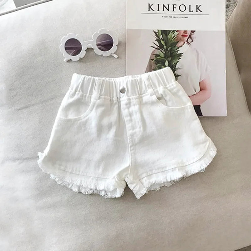 Girls Cotton Denim Shorts Summer Fashion for Kids