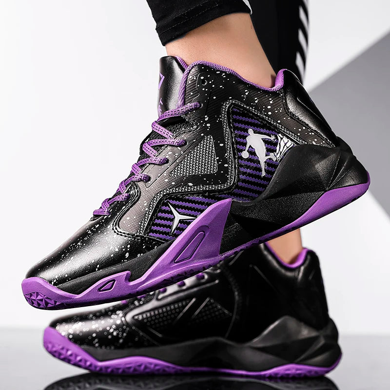 YUYIN Boys Basketball Sneakers Comfortable Running Shoes