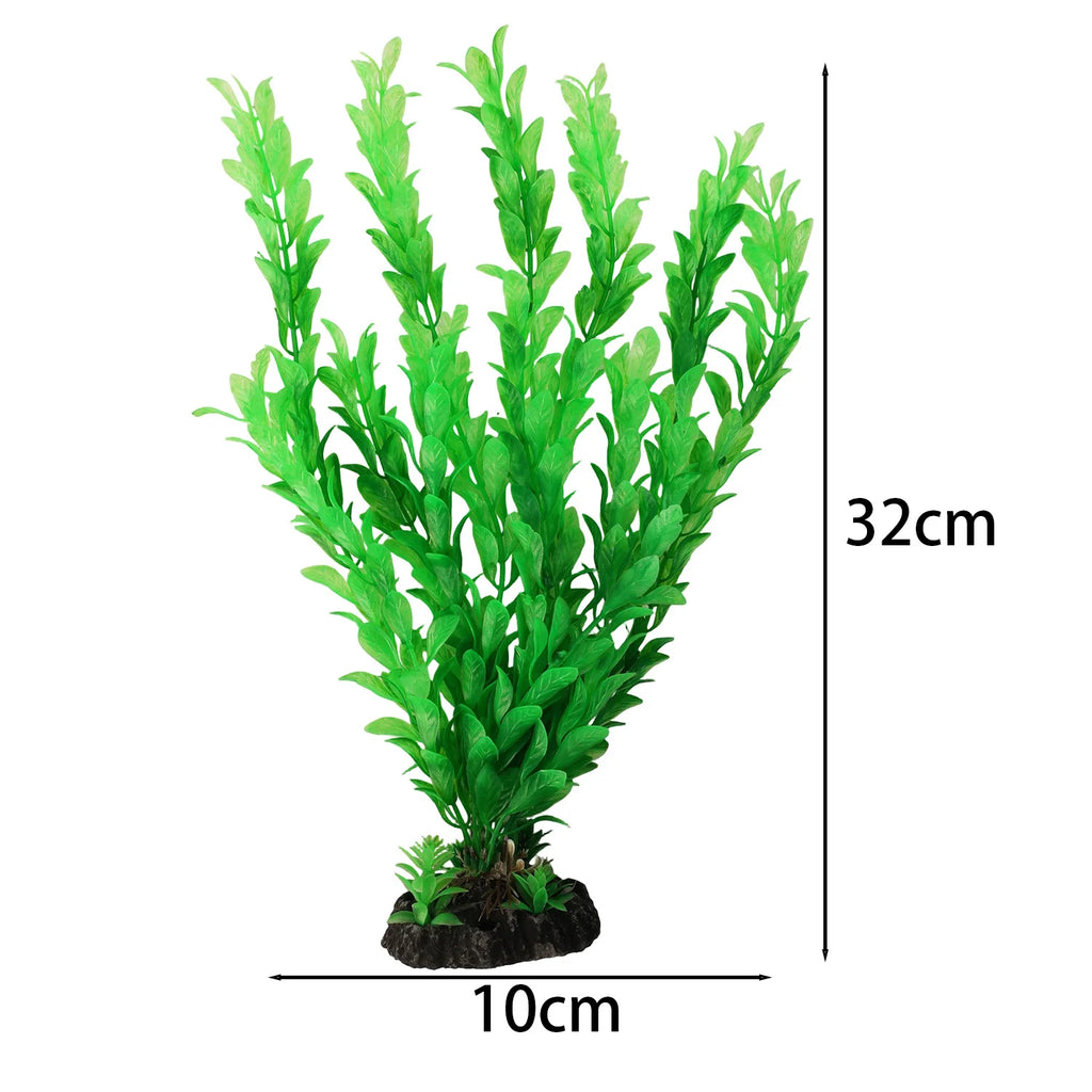Artificial Green Long Willow Kelp for Aquarium Decoration