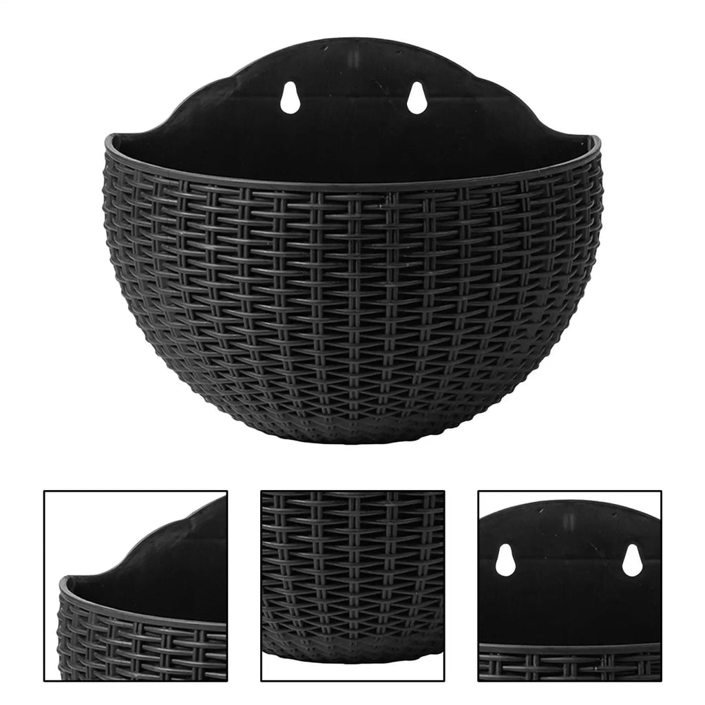 Exquisite Plastic Wall Hanging Flower Pot for Garden Decor