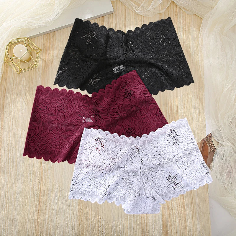 Lightweight Lace Boyshorts for Women by MALEY LifeStyle