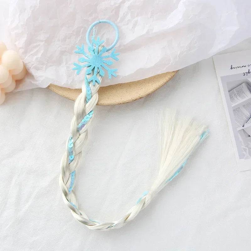 Girls Colorful Sequin Hair Scrunchies for Fashionable Ponytails