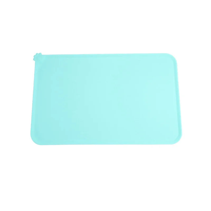Durable Silicone Non-Slip Waterproof Pet Placemat for Cats and Dogs
