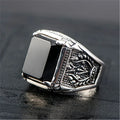 925 Sterling Silver Vintage Big Men Ring for Man Women Beautiful Ring Fashion Wedding Engagement Jewelry Party Women Gifts