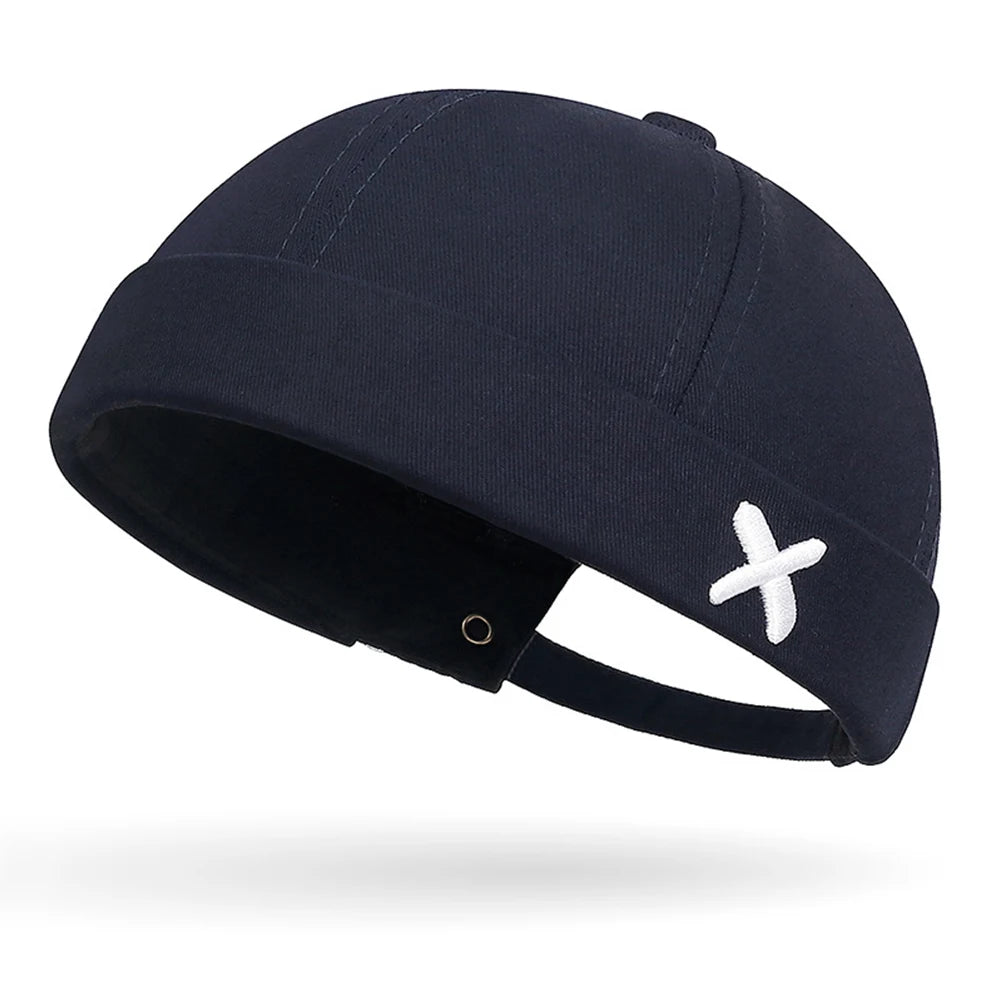 Vintage Brimless Hip Hop Beanie Hat for Men and Women