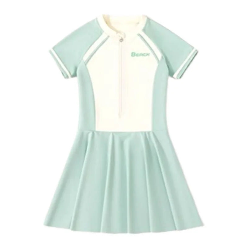 2026 Girls Cartoon UV Protection One-Piece Swimwear