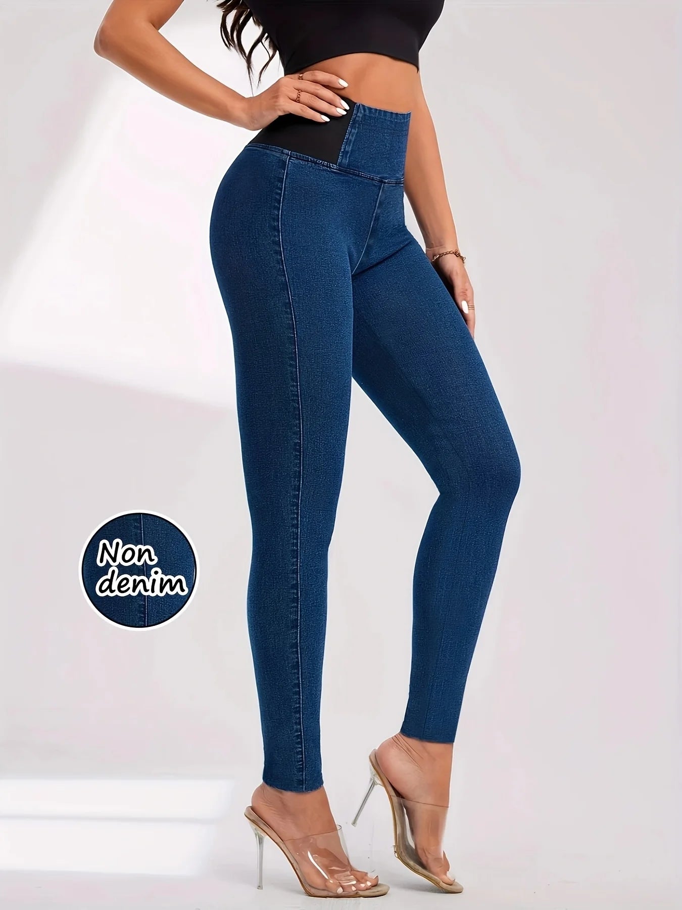 Women's High Waist Yoga Pants with Hip Lifting Design