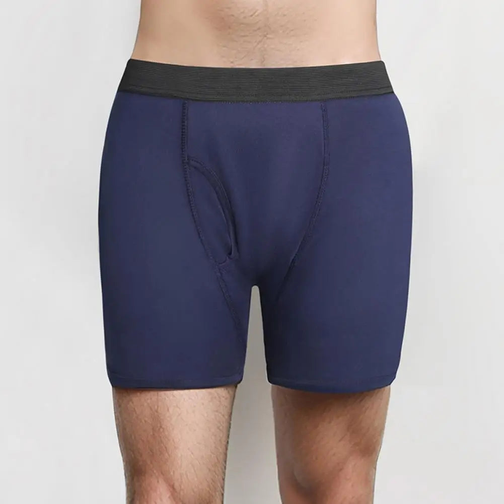 Leak-Proof Men's Boxer Briefs for Elderly Patients