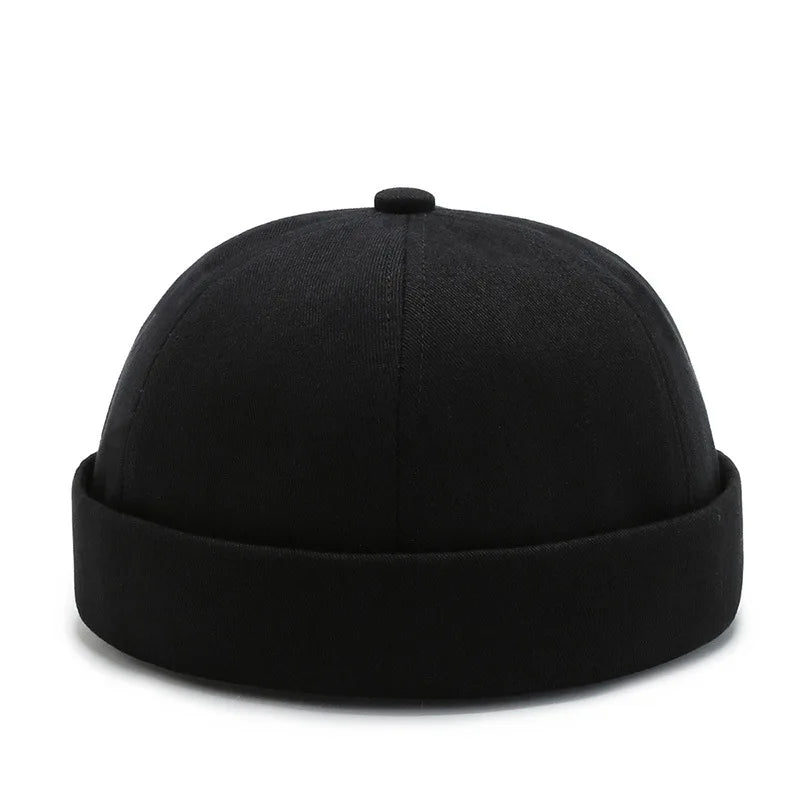 Vintage Brimless Hip Hop Beanie Hat for Men and Women