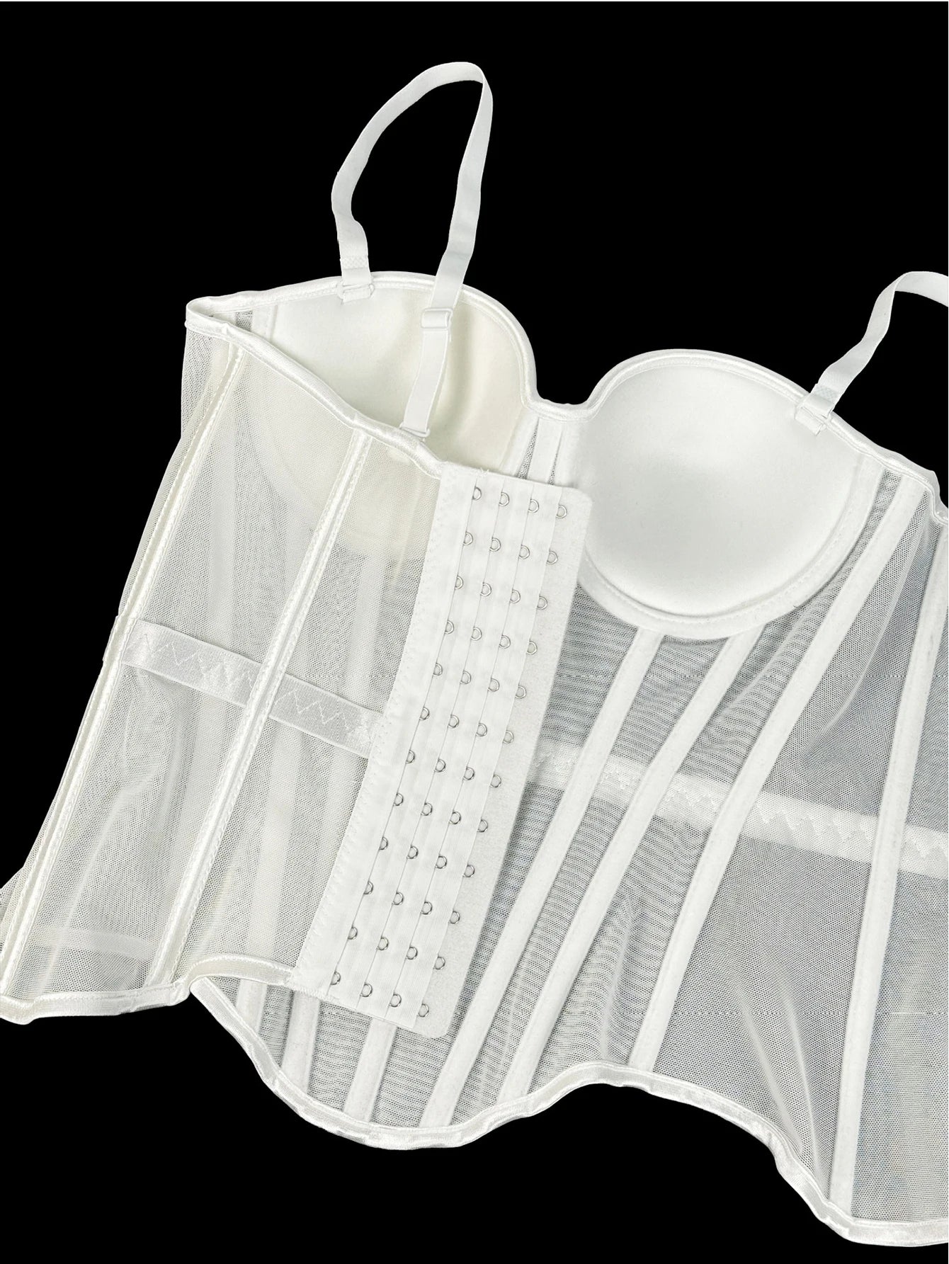 Sexy black pink corset crop top women summer club party tops for woman cropped see through mesh white halter tank top streetwear
