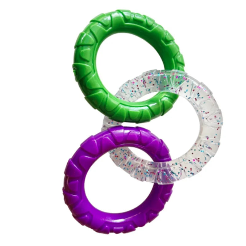 Durable TPR Dog Chew Toy for Interactive Play and Teeth Cleaning