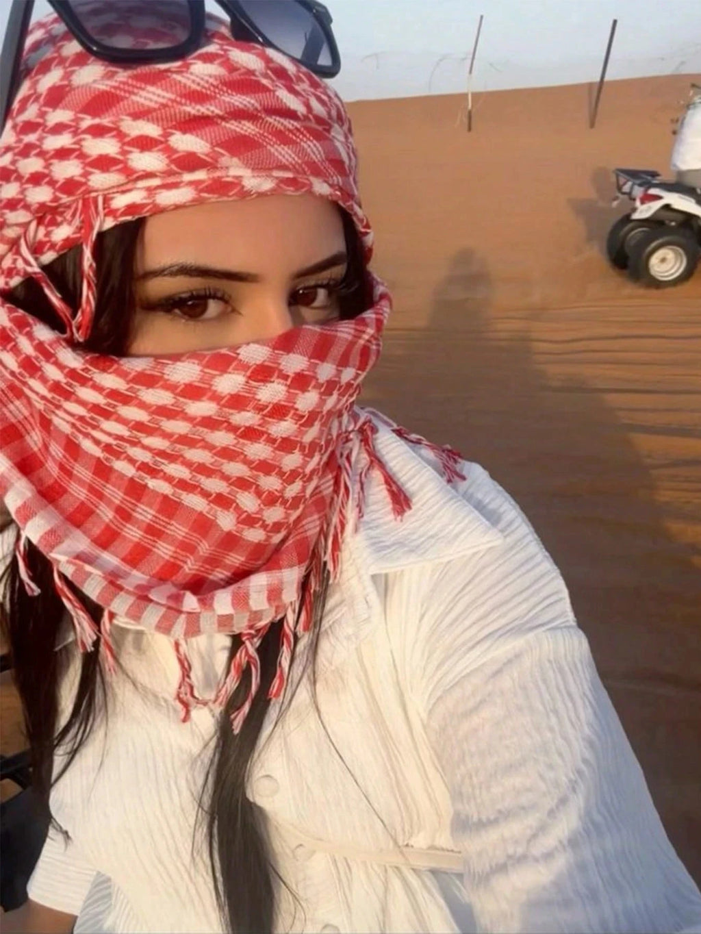 Desert Square Headscarf Unisex Scarf Hijab for All Seasons