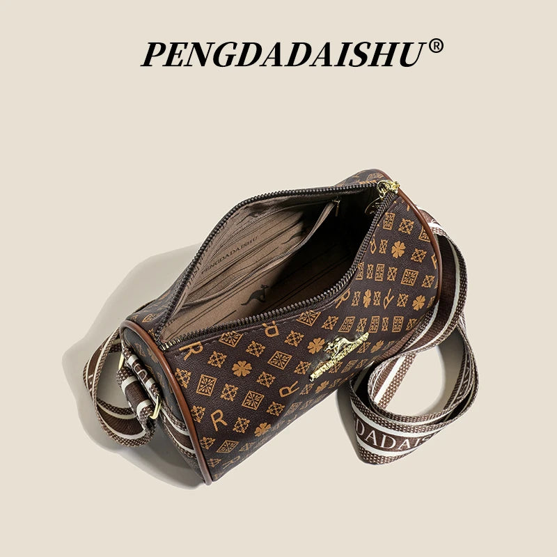 Trendy Alphabet Print Shoulder Bag for Women