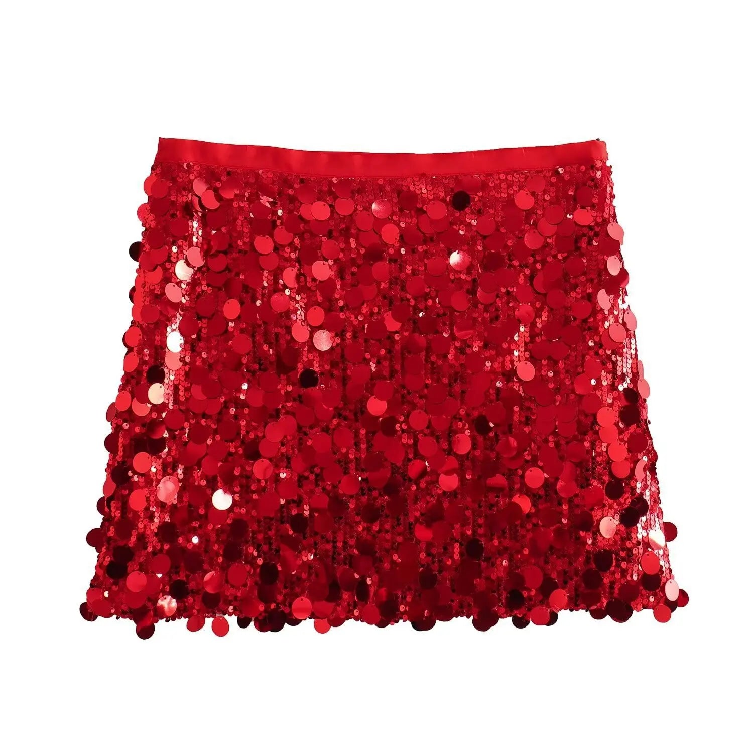 Bodycon Sequin Skirt for Women High Waist Mini Style